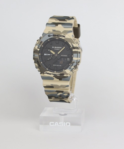 G-SHOCK(ジーショック)の「オリジナルカモフラージュシリーズ / GA-2100CM-5AJF(アナログ腕時計・メンズ・グレー系カモフラージュ・FREE)」の11枚目の写真