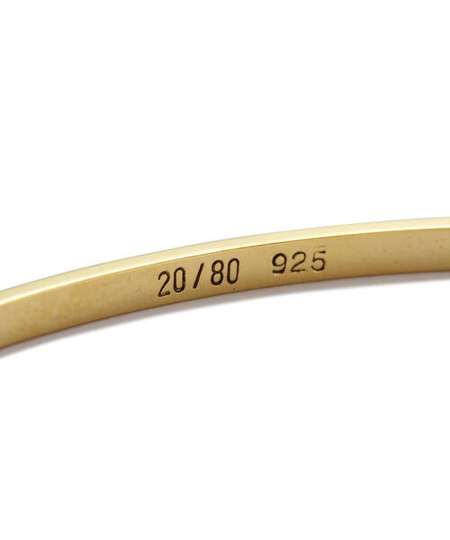 20/80(テゥエンティーエイティー)の「【20/80】トゥエンティーエイティー/STERLING SILVER BANGLE 2.5mm(バングル/リストバンド・メンズ・シルバー・1/2)」の5枚目の写真