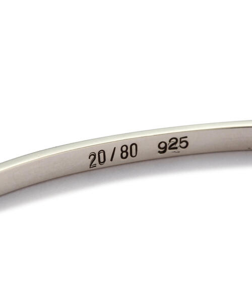 20/80(テゥエンティーエイティー)の「【20/80】トゥエンティーエイティー/STERLING SILVER BANGLE 2.5mm(バングル/リストバンド・メンズ・シルバー・1/2)」の6枚目の写真