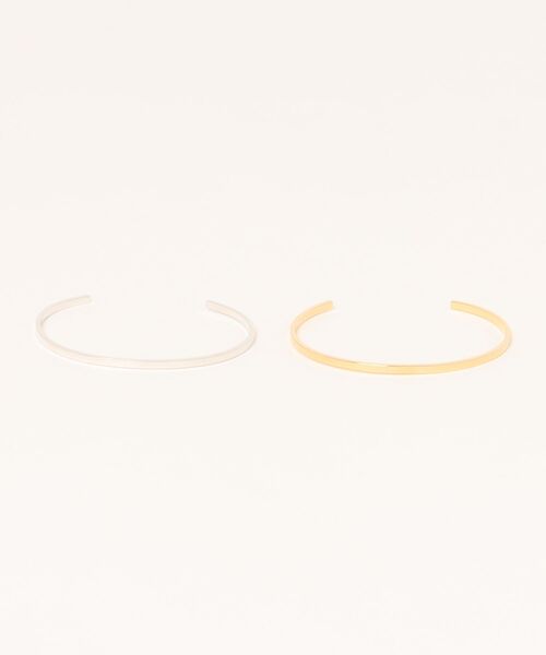 20/80(テゥエンティーエイティー)の「【20/80】トゥエンティーエイティー/STERLING SILVER BANGLE 2.5mm(バングル/リストバンド・メンズ・シルバー・1/2)」の2枚目の写真