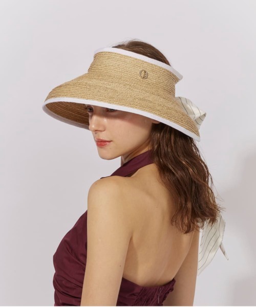Chapeau d' O Raffia Casablanca Visor ST / シャポードオー（サン