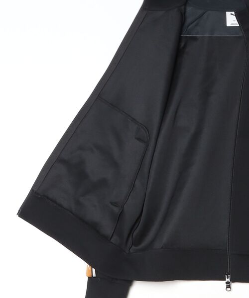 PUMA(プーマ)の「プーマ PUMA ESS ELEVATED テープ トラック JKT(ブルゾン・レディース・ブラウン/ブラック/オフホワイト・S/M/L)」の4枚目の写真