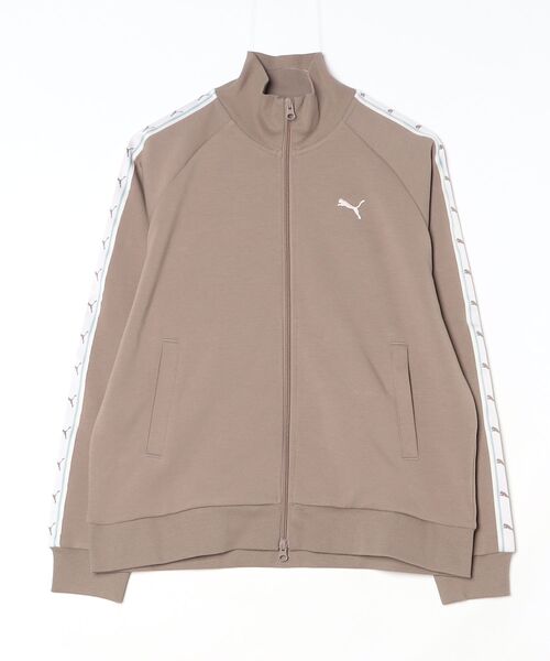 PUMA(プーマ)の「プーマ PUMA ESS ELEVATED テープ トラック JKT(ブルゾン・レディース・ブラウン/ブラック/オフホワイト・S/M/L)」の15枚目の写真