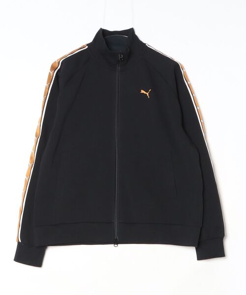 PUMA(プーマ)の「プーマ PUMA ESS ELEVATED テープ トラック JKT(ブルゾン・レディース・ブラウン/ブラック/オフホワイト・S/M/L)」の14枚目の写真