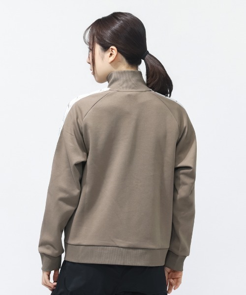 PUMA(プーマ)の「プーマ PUMA ESS ELEVATED テープ トラック JKT(ブルゾン・レディース・ブラウン/ブラック/オフホワイト・S/M/L)」の12枚目の写真