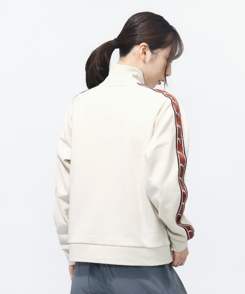 PUMA(プーマ)の「プーマ PUMA ESS ELEVATED テープ トラック JKT(ブルゾン・レディース・ブラウン/ブラック/オフホワイト・S/M/L)」の6枚目の写真