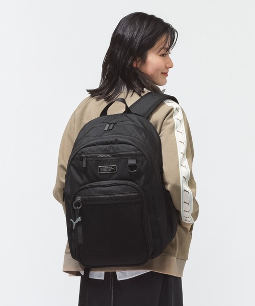 PUMA(プーマ)の「プーマ PUMA ESS ELEVATED テープ トラック JKT(ブルゾン・レディース・ブラウン/ブラック/オフホワイト・S/M/L)」の18枚目の写真
