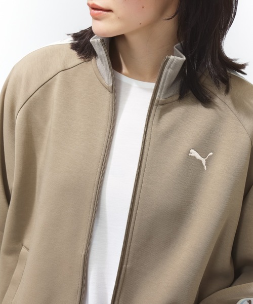 PUMA(プーマ)の「プーマ PUMA ESS ELEVATED テープ トラック JKT(ブルゾン・レディース・ブラウン/ブラック/オフホワイト・S/M/L)」の22枚目の写真
