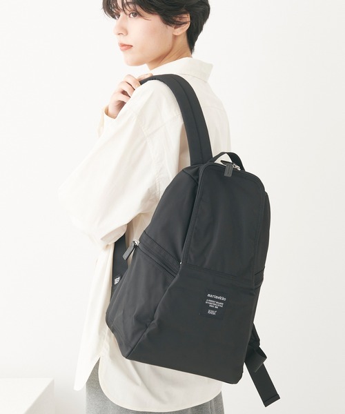 marimekko（マリメッコ）の「【ZOZO限定　ノベルティ付】Roadie / METRO　backpack（バックパック/リュック・レディース・ブラック・FREE）」の10枚目の写真