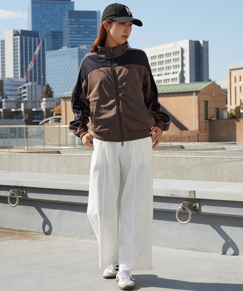 Russell Athletic(ラッセルアスレティック)の「Russell Athletic/ラッセルアスレティック Double Jersey Track Jacket ロゴデザイン ダブルジップ ジャージ トラックジャケット 秋 秋服 2026年秋冬(ジャージ・メンズ・ブラック/ブラウン・M/L/XL)」の19枚目の写真