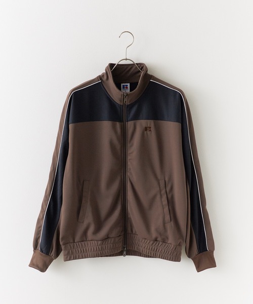 Russell Athletic(ラッセルアスレティック)の「Russell Athletic/ラッセルアスレティック Double Jersey Track Jacket ロゴデザイン ダブルジップ ジャージ トラックジャケット 秋 秋服 2026年秋冬(ジャージ・メンズ・ブラック/ブラウン・M/L/XL)」の13枚目の写真