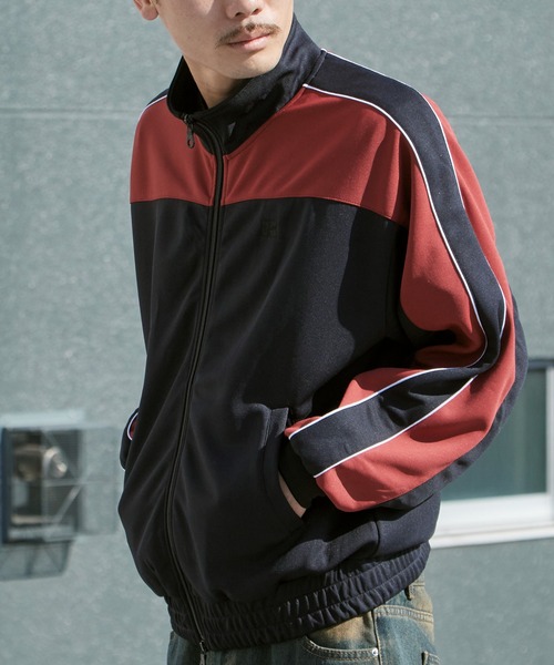 Russell Athletic(ラッセルアスレティック)の「Russell Athletic/ラッセルアスレティック Double Jersey Track Jacket ロゴデザイン ダブルジップ ジャージ トラックジャケット 秋 秋服 2026年秋冬(ジャージ・メンズ・ブラック/ブラウン・M/L/XL)」の4枚目の写真