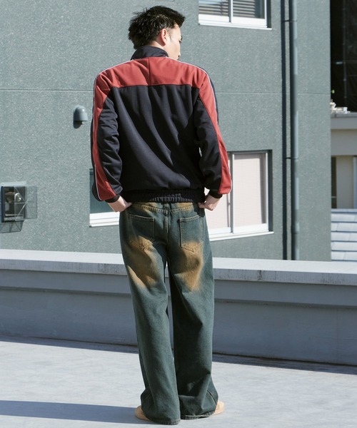 Russell Athletic(ラッセルアスレティック)の「Russell Athletic/ラッセルアスレティック Double Jersey Track Jacket ロゴデザイン ダブルジップ ジャージ トラックジャケット 秋 秋服 2026年秋冬(ジャージ・メンズ・ブラック/ブラウン・M/L/XL)」の6枚目の写真