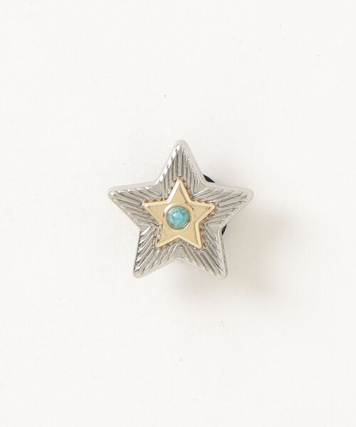 crocs(クロックス)の「crocs Silver Turquoise Star / クロックス シルバーターコイズスター(シューズアクセサリー・レディース・マルチ・FREE)」の1枚目の写真