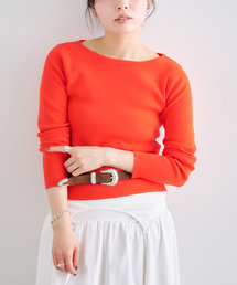 U by SPICK&SPAN | ワイドリブロングスリーブニット(ニット/セーター)