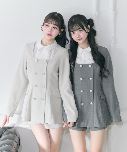 OLIVE des OLIVE（オリーブデオリーブ）の「【Belle Charme】Classical Short Pants（その他パンツ・レディース・チャコールグレー/ブラック/アイボリー・FREE）」の19枚目の写真