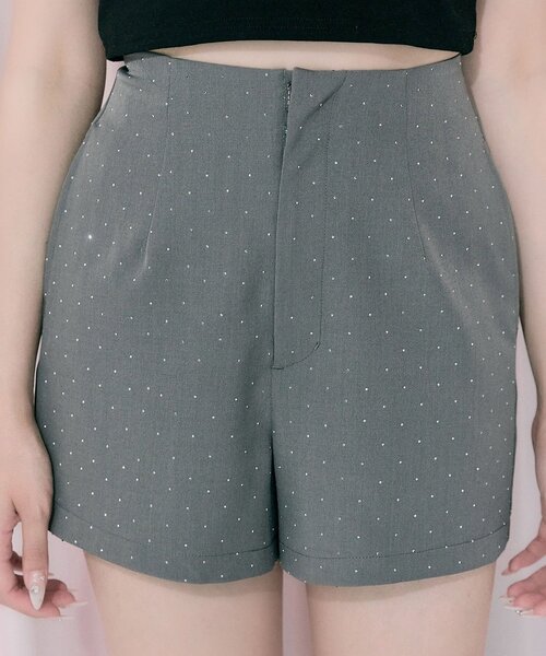 OLIVE des OLIVE（オリーブデオリーブ）の「【Belle Charme】Classical Short Pants（その他パンツ・レディース・チャコールグレー/ブラック/アイボリー・FREE）」の21枚目の写真