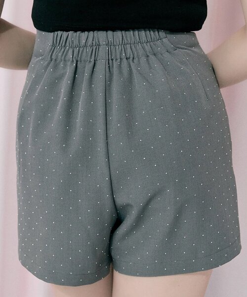 OLIVE des OLIVE（オリーブデオリーブ）の「【Belle Charme】Classical Short Pants（その他パンツ・レディース・チャコールグレー/ブラック/アイボリー・FREE）」の4枚目の写真