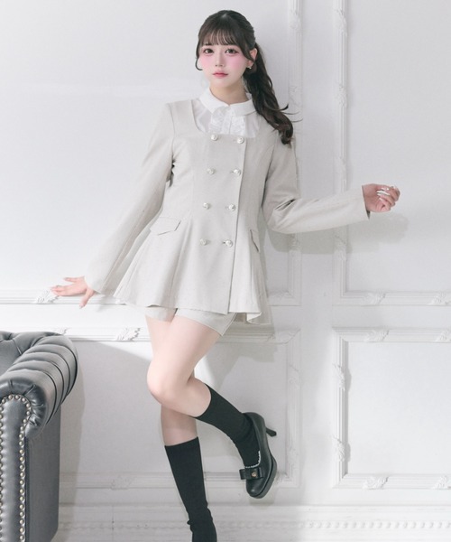 OLIVE des OLIVE（オリーブデオリーブ）の「【Belle Charme】Classical Short Pants（その他パンツ・レディース・チャコールグレー/ブラック/アイボリー・FREE）」の13枚目の写真