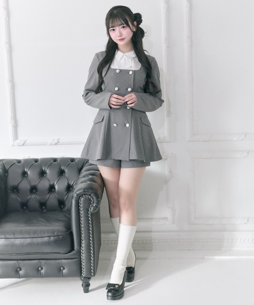 OLIVE des OLIVE（オリーブデオリーブ）の「【Belle Charme】Classical Short Pants（その他パンツ・レディース・チャコールグレー/ブラック/アイボリー・FREE）」の14枚目の写真