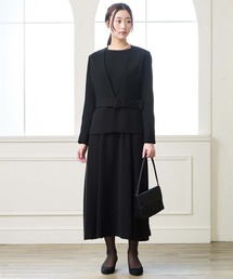 単品 ノーカラー ジャケット ワンピース」に該当するファッション通販
