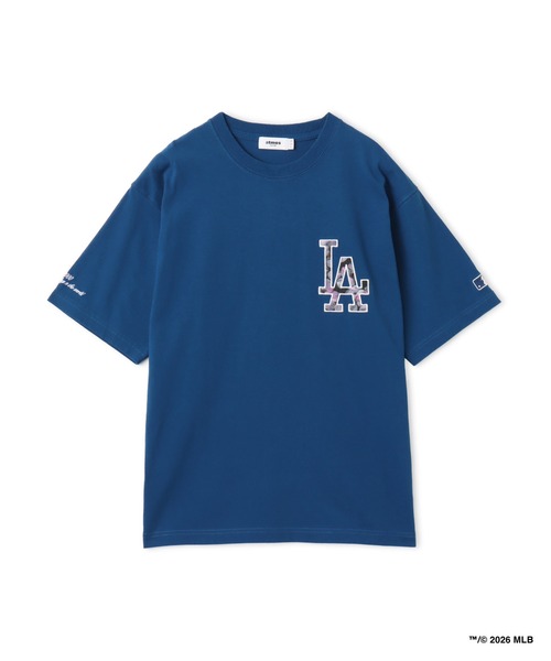 MLB（メジャーリーグベースボール）の「atmos x MLB Patch Logo T-shirt 【SAKURA】 / アトモス MLB パッチ ロゴ T-シャツ サクラ 【SP】（Tシャツ/カットソー・メンズ・ブルー/ネイビー/ブラック・XL/L/M）」の16枚目の写真
