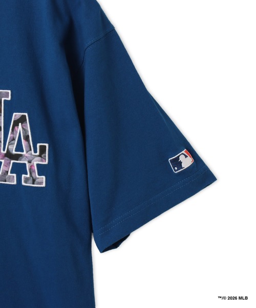 MLB（メジャーリーグベースボール）の「atmos x MLB Patch Logo T-shirt 【SAKURA】 / アトモス MLB パッチ ロゴ T-シャツ サクラ 【SP】（Tシャツ/カットソー・メンズ・ブルー/ネイビー/ブラック・XL/L/M）」の18枚目の写真