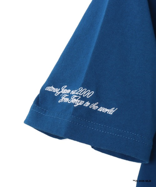 MLB（メジャーリーグベースボール）の「atmos x MLB Patch Logo T-shirt 【SAKURA】 / アトモス MLB パッチ ロゴ T-シャツ サクラ 【SP】（Tシャツ/カットソー・メンズ・ブルー/ネイビー/ブラック・XL/L/M）」の19枚目の写真