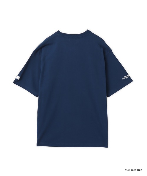 MLB（メジャーリーグベースボール）の「atmos x MLB Patch Logo T-shirt 【SAKURA】 / アトモス MLB パッチ ロゴ T-シャツ サクラ 【SP】（Tシャツ/カットソー・メンズ・ブルー/ネイビー/ブラック・XL/L/M）」の9枚目の写真