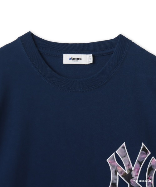 MLB（メジャーリーグベースボール）の「atmos x MLB Patch Logo T-shirt 【SAKURA】 / アトモス MLB パッチ ロゴ T-シャツ サクラ 【SP】（Tシャツ/カットソー・メンズ・ブルー/ネイビー/ブラック・XL/L/M）」の5枚目の写真
