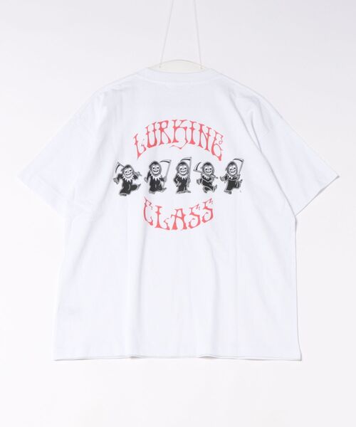 LURKING CLASS(ラーキングクラス)の「【ムラサキスポーツ限定】LURKING CLASS/ラーキングクラス 半袖 Tシャツ バックプリント ST26STM03(Tシャツ/カットソー・メンズ・ブラック/ホワイト・XL/L/M)」の3枚目の写真