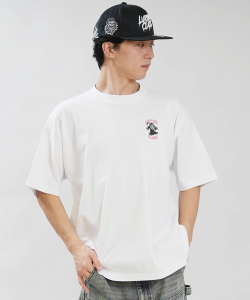 LURKING CLASS(ラーキングクラス)の「【ムラサキスポーツ限定】LURKING CLASS/ラーキングクラス 半袖 Tシャツ バックプリント ST26STM03(Tシャツ/カットソー・メンズ・ブラック/ホワイト・XL/L/M)」の12枚目の写真