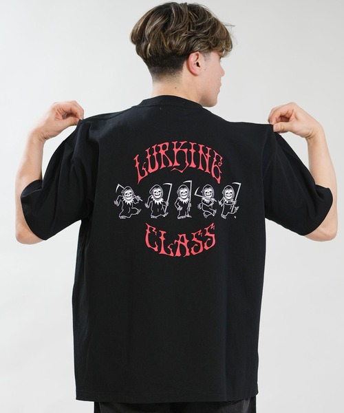 LURKING CLASS(ラーキングクラス)の「【ムラサキスポーツ限定】LURKING CLASS/ラーキングクラス 半袖 Tシャツ バックプリント ST26STM03(Tシャツ/カットソー・メンズ・ブラック/ホワイト・XL/L/M)」の7枚目の写真