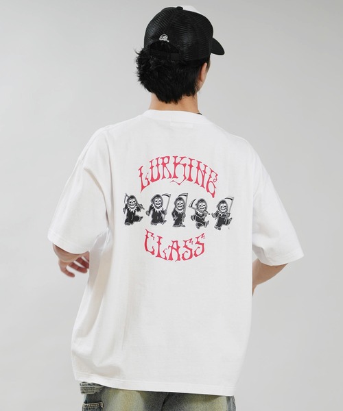 LURKING CLASS(ラーキングクラス)の「【ムラサキスポーツ限定】LURKING CLASS/ラーキングクラス 半袖 Tシャツ バックプリント ST26STM03(Tシャツ/カットソー・メンズ・ブラック/ホワイト・XL/L/M)」の13枚目の写真