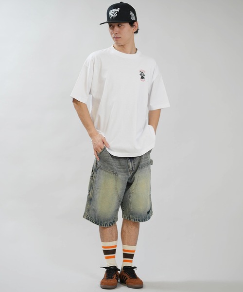 LURKING CLASS(ラーキングクラス)の「【ムラサキスポーツ限定】LURKING CLASS/ラーキングクラス 半袖 Tシャツ バックプリント ST26STM03(Tシャツ/カットソー・メンズ・ブラック/ホワイト・XL/L/M)」の4枚目の写真