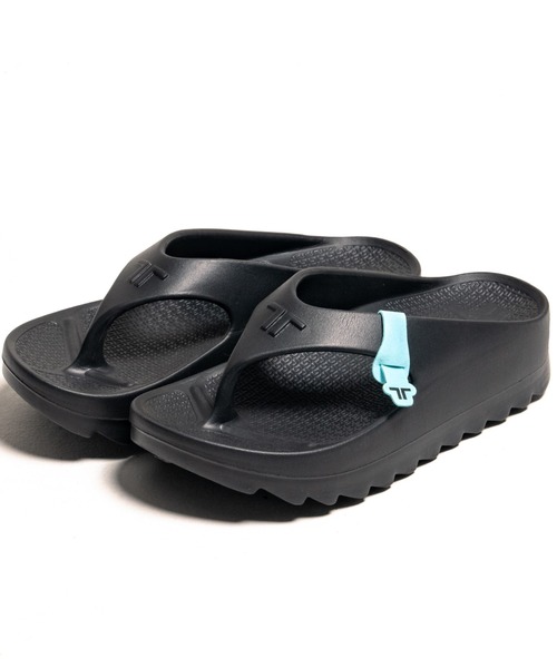 TELIC（テリック）の「TELIC/テリック/W-FLIP SHARK（サンダル・レディース・ブラック・XL/L/M/S/XS/F）」の2枚目の写真