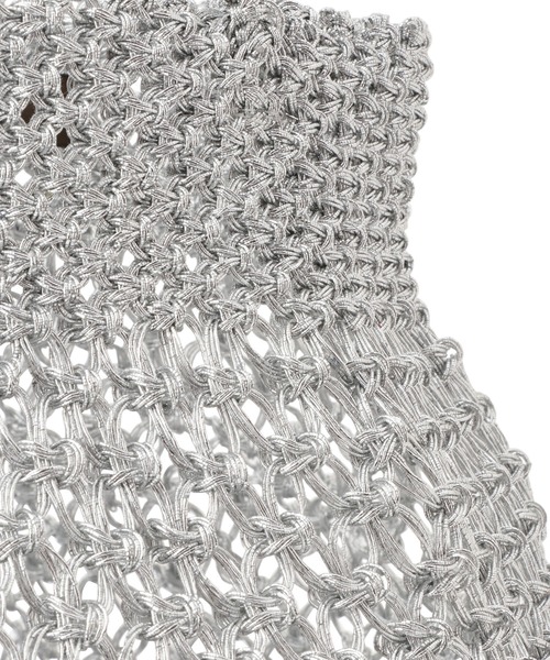 The Bagmati（ザバグマティ）の「【The Bagmati（バグマティ）】メッシュショルダー（ショルダーバッグ・レディース・シルバー・FREE）」の2枚目の写真