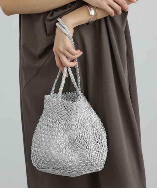 The Bagmati（ザバグマティ）の「【The Bagmati（バグマティ）】メッシュショルダー（ショルダーバッグ・レディース・シルバー・FREE）」の10枚目の写真