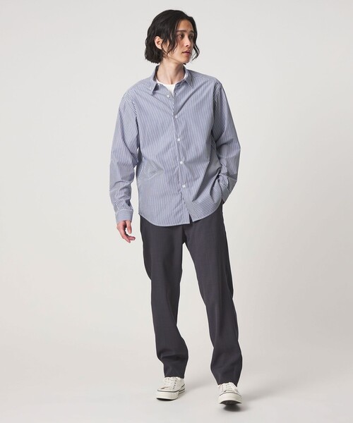 A DAY IN THE LIFE UNITED ARROWS(アデイインザライフユナイテッドアローズ)の「ブルーパターン ドレープ リラックスシャツ<A DAY IN THE LIFE>(シャツ/ブラウス・メンズ・その他1/その他2/コバルトブルー・M/L)」の10枚目の写真