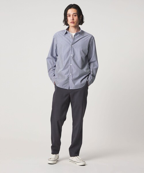 A DAY IN THE LIFE UNITED ARROWS(アデイインザライフユナイテッドアローズ)の「ブルーパターン ドレープ リラックスシャツ<A DAY IN THE LIFE>(シャツ/ブラウス・メンズ・その他1/その他2/コバルトブルー・M/L)」の11枚目の写真