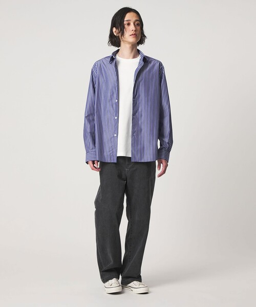 A DAY IN THE LIFE UNITED ARROWS(アデイインザライフユナイテッドアローズ)の「ブルーパターン ドレープ リラックスシャツ<A DAY IN THE LIFE>(シャツ/ブラウス・メンズ・その他1/その他2/コバルトブルー・M/L)」の14枚目の写真