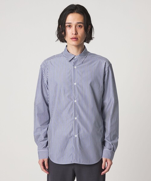 A DAY IN THE LIFE UNITED ARROWS(アデイインザライフユナイテッドアローズ)の「ブルーパターン ドレープ リラックスシャツ<A DAY IN THE LIFE>(シャツ/ブラウス・メンズ・その他1/その他2/コバルトブルー・M/L)」の15枚目の写真