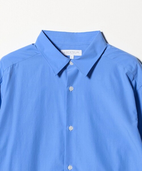 A DAY IN THE LIFE UNITED ARROWS(アデイインザライフユナイテッドアローズ)の「ブルーパターン ドレープ リラックスシャツ<A DAY IN THE LIFE>(シャツ/ブラウス・メンズ・その他1/その他2/コバルトブルー・M/L)」の19枚目の写真