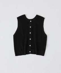 conges payes ADIEU TRISTESSE | 14G麻綿ワッフル編み2WAYベスト(ベスト)