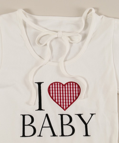 PHILLY(フィリー)の「アイラブbabyチョーカーT(Tシャツ/カットソー・レディース・グレー/ホワイト・FREE)」の21枚目の写真
