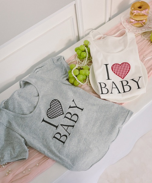 PHILLY(フィリー)の「アイラブbabyチョーカーT(Tシャツ/カットソー・レディース・グレー/ホワイト・FREE)」の18枚目の写真