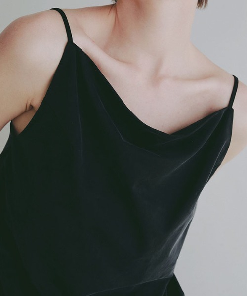 ETRE TOKYO（エトレトウキョウ）の「【先行予約限定 10%OFF】キュプラジャージキャミソール（キャミソール・レディース・ブラック/ホワイト/ブラウン・FREE）」の14枚目の写真