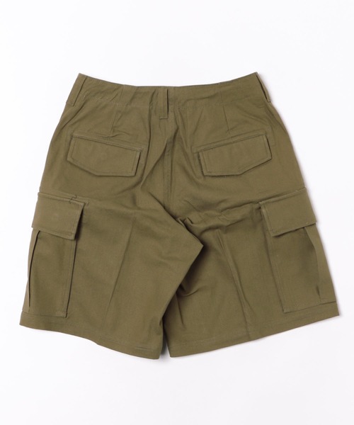 HOUSTON（ヒューストン）の「【HOUSTON / ヒューストン】BIG CARGO SHORTS / ビッグカーゴショーツ（カーゴパンツ・メンズ・ブラック・LARGE/SMALL）」の4枚目の写真
