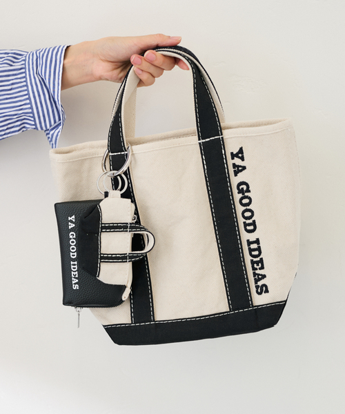 FRAMeWORK(フレームワーク)の「YA GOOD IDEAS YA BIG&MINI トート S(キャンバス)(トートバッグ・レディース・ブラック/ブラウン・FREE)」の7枚目の写真