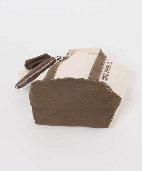 FRAMeWORK(フレームワーク)の「YA GOOD IDEAS YA BIG&MINI トート S(キャンバス)(トートバッグ・レディース・ブラック/ブラウン・FREE)」の14枚目の写真